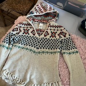 North face Knit hoodie